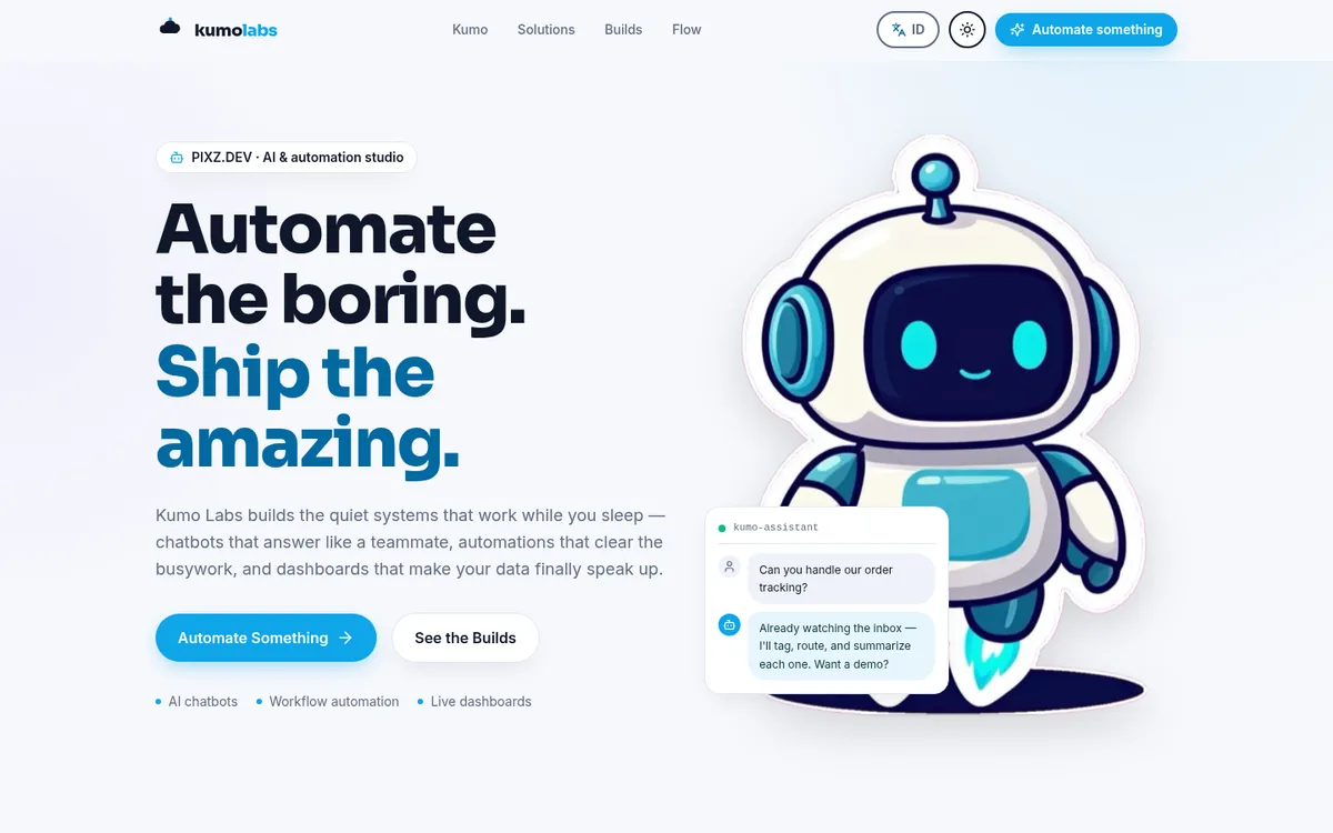 KUMO LABS — Automate the boring. Ship the amazing.