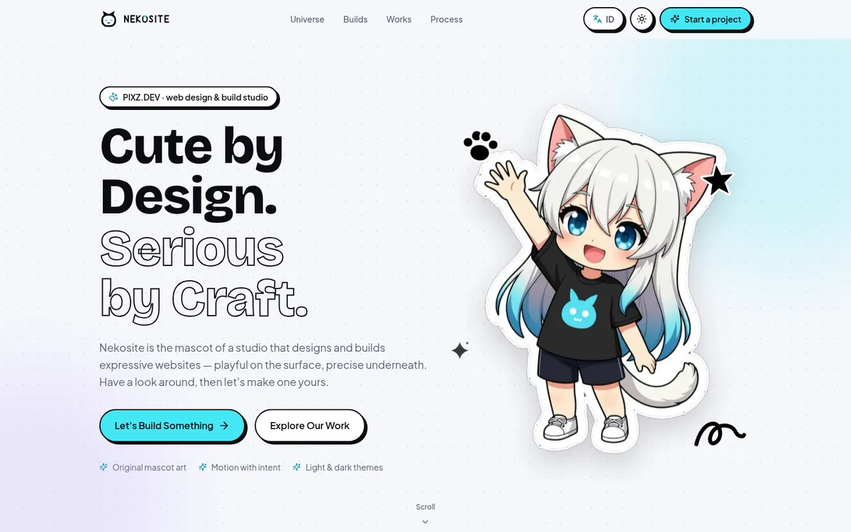 NEKOSITE — Cute by Design. Serious by Craft.